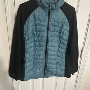 Lightweight Quilted Blue and Black Women's Jacket